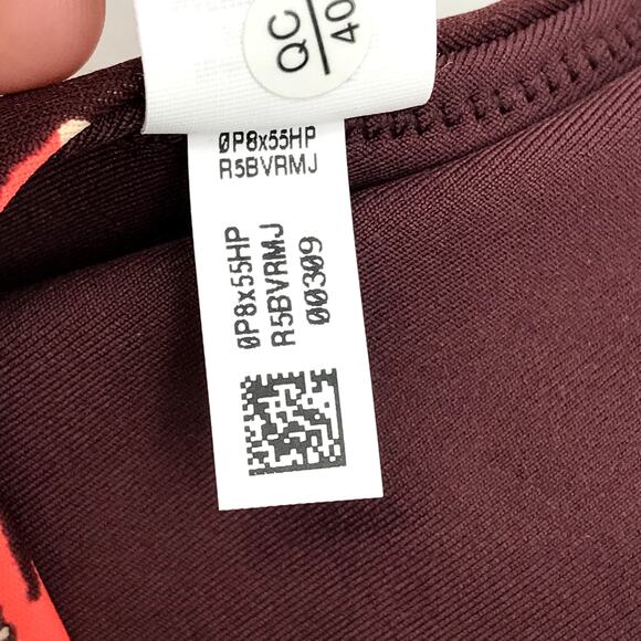 Aerie Offline Goals Plunge Sports Bra XS Leopard Animal Print Removable Pads NWT - Picture 8 of 8